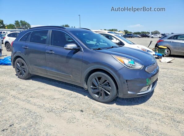 KNDCC3LC6J5149562 2018 KIA NIRO Gray Առջևի աջ