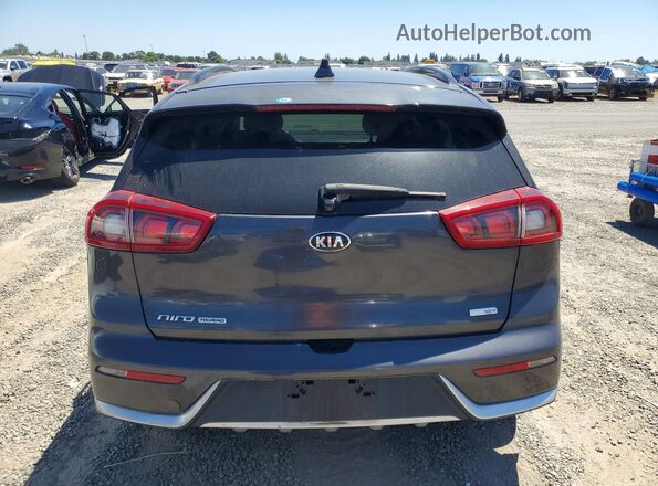 KNDCC3LC6J5149562 2018 KIA NIRO Gray Հետևի տեսք