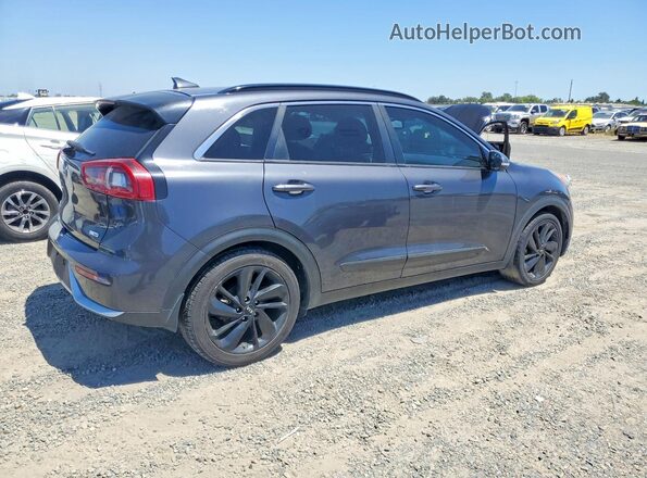 KNDCC3LC6J5149562 2018 KIA NIRO Gray Հետևի աջ