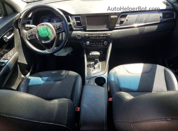 KNDCC3LC6J5149562 2018 KIA NIRO Gray Առջևի վահանակի տեսք