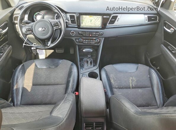 KNDCC3LC7H5056849 2017 KIA NIRO Black წინა პანელის ხედი
