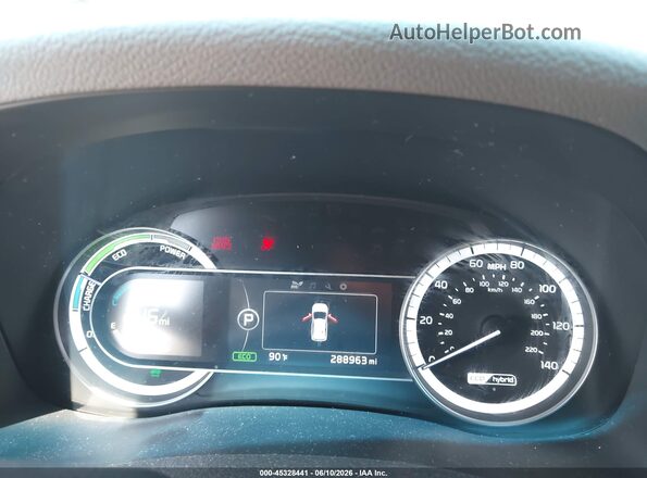 KNDCC3LC7J5129322 2018 KIA NIRO Black Widok tylnych siedzeń