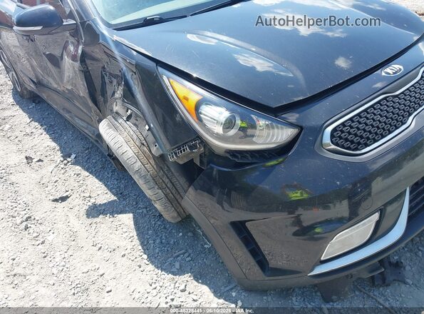 KNDCC3LC7J5129322 2018 KIA NIRO Black Widok z przodu