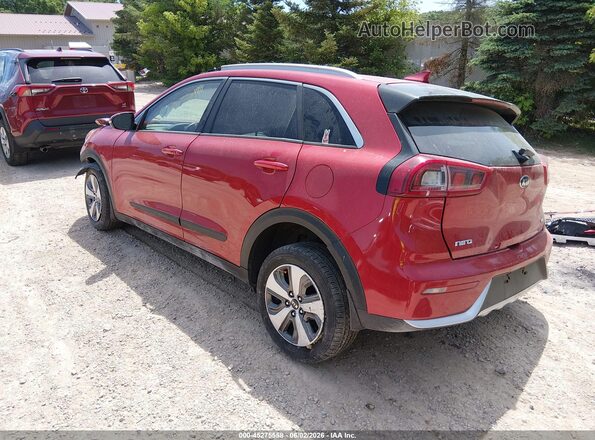 KNDCC3LC7K5281649 2019 KIA NIRO Red Rear left
