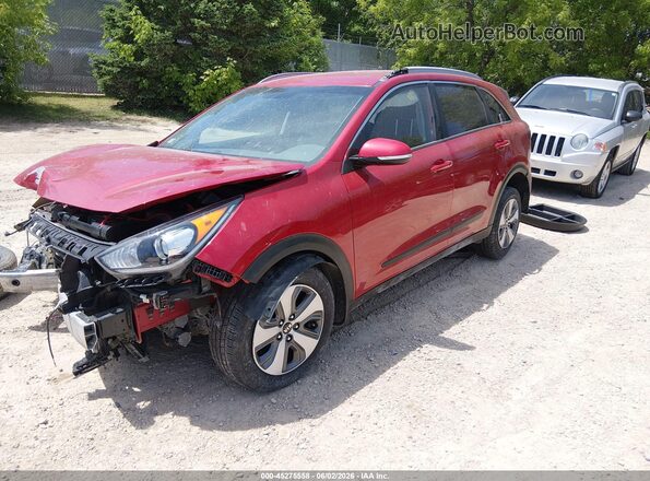 KNDCC3LC7K5281649 2019 KIA NIRO Red Front left