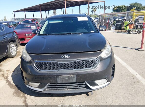 KNDCC3LC8H5057461 2017 KIA NIRO Gray Սարքավորումների վահանակի տեսք