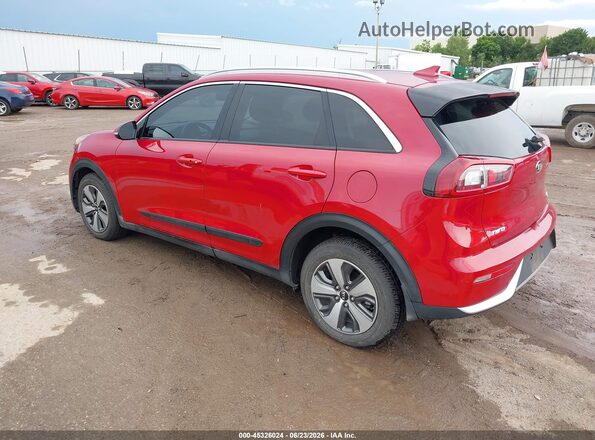 KNDCC3LC8J5153905 2018 KIA NIRO Красный Задняя левая четверть