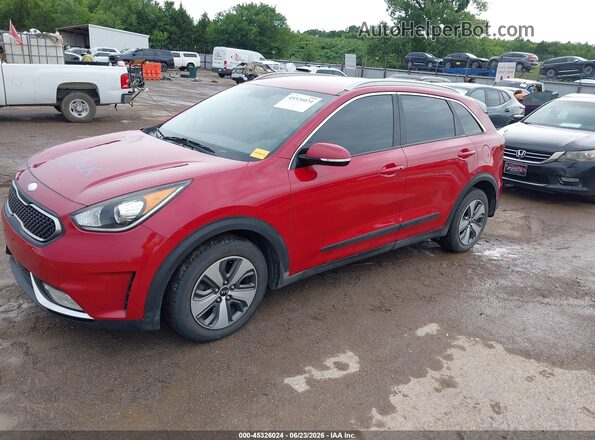 KNDCC3LC8J5153905 2018 KIA NIRO Красный Передняя левая четверть
