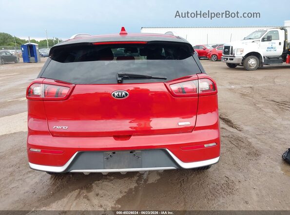 KNDCC3LC8J5153905 2018 KIA NIRO Красный 