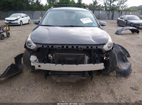 KNDCC3LC9J5152343 2018 KIA NIRO Gray უკანა სალონის ხედი