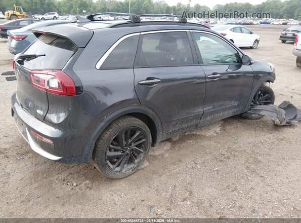 KNDCC3LC9J5152343 2018 KIA NIRO Gray უკანა მარჯვენა