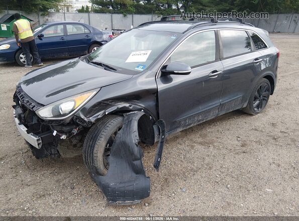 KNDCC3LC9J5152343 2018 KIA NIRO Gray წინა მარცხენა ხედი სამი მეოთხედიდან