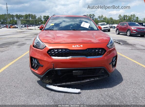 KNDCC3LC9N5502107 2022 KIA NIRO Orange Widok zestawu wskaźników