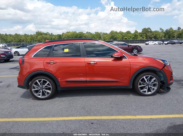 KNDCC3LC9N5502107 2022 KIA NIRO Orange Widok wnętrza z tyłu
