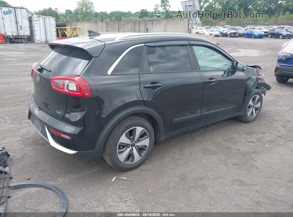 KNDCC3LCXH5036417 2017 KIA NIRO Black Rear right