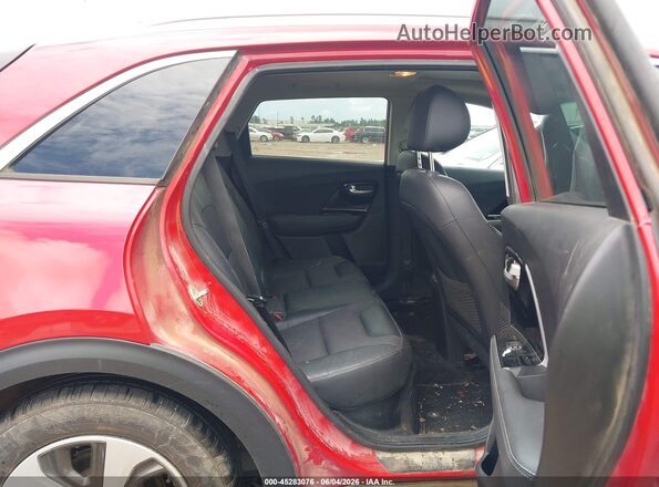 KNDCC3LCXH5053329 2017 KIA NIRO Red Widok naklejki z numerem VIN