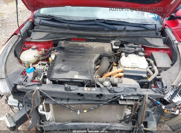 KNDCC3LCXH5053329 2017 KIA NIRO Red Widok z tyłu