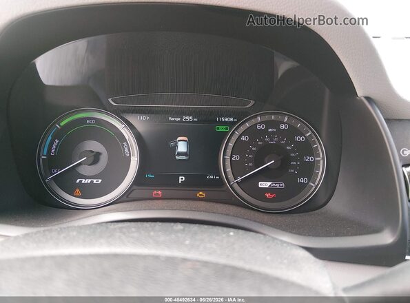 KNDCC3LD9K5330973 2019 KIA NIRO PLUG-IN HYBRID Dark Blue Вид задніх сидінь