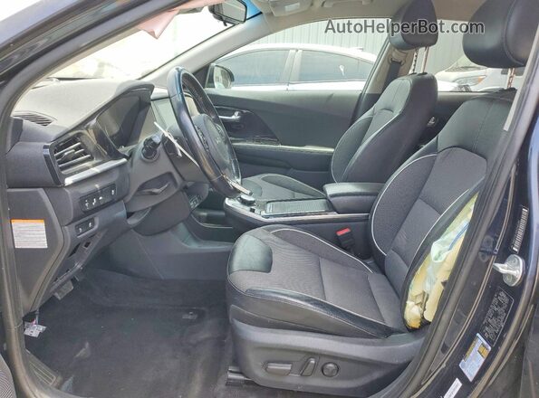 KNDCC3LG2N5160146 2022 KIA NIRO Blue Widok wnętrza z przodu