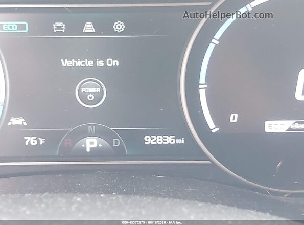 KNDCC3LG7K5021058 2019 KIA NIRO EV White 