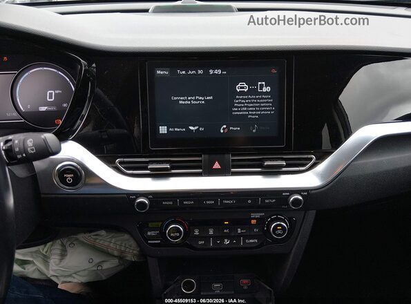 KNDCC3LGXL5047428 2020 KIA NIRO EV Gray 