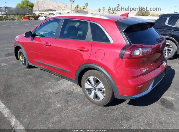 KNDCD3LD4K5304973 2019 KIA NIRO PLUG-IN HYBRID Красный Задняя левая четверть