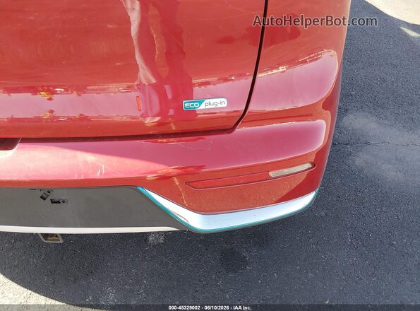 KNDCD3LD4K5304973 2019 KIA NIRO PLUG-IN HYBRID Красный 