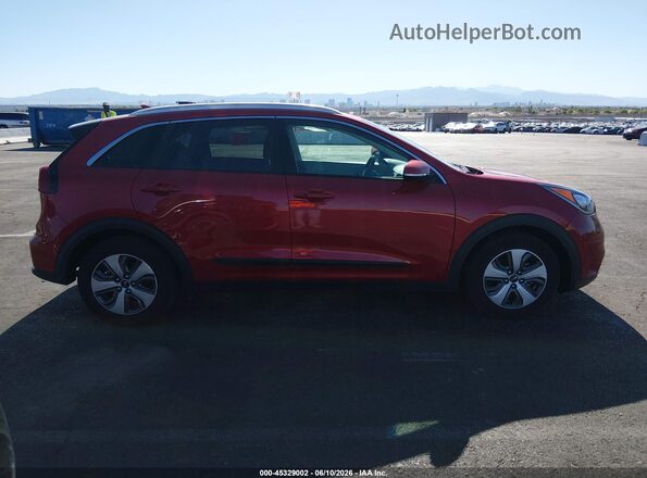 KNDCD3LD4K5304973 2019 KIA NIRO PLUG-IN HYBRID Красный Вид задней части салона