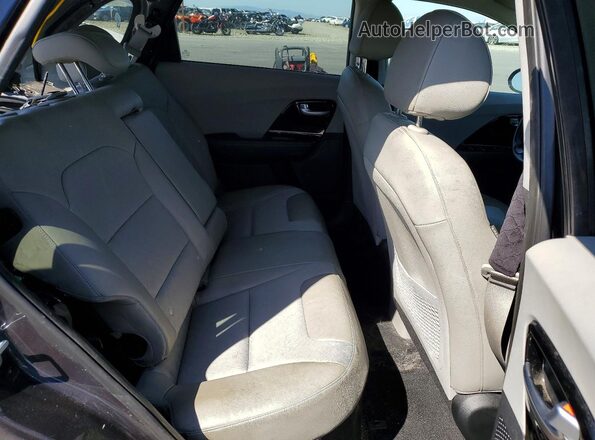 KNDCD3LD8K5331853 2019 KIA NIRO Gray Вид задніх сидінь