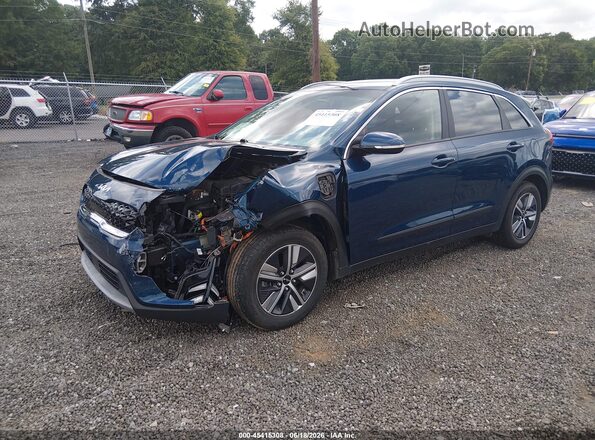KNDCD3LDXN5532593 2022 KIA NIRO PLUG-IN HYBRID Teal წინა მარცხენა ხედი სამი მეოთხედიდან