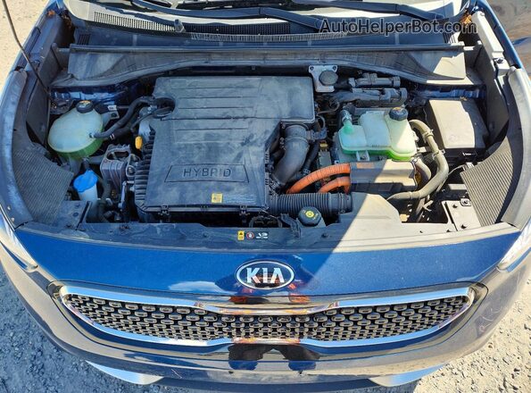 KNDCE3LC1H5070272 2017 KIA NIRO Синий Вид задней части салона