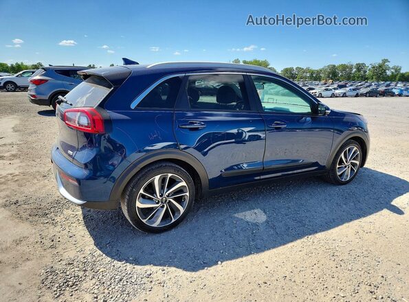 KNDCE3LC1H5070272 2017 KIA NIRO Синий Задняя правая четверть