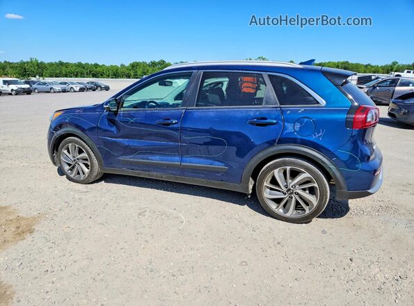 KNDCE3LC1H5070272 2017 KIA NIRO Синий Задняя левая четверть