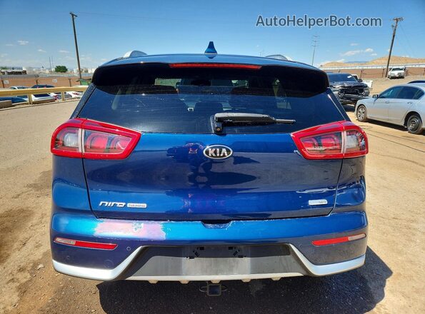 KNDCE3LC1J5124059 2018 KIA NIRO Blue უკანა ხედი
