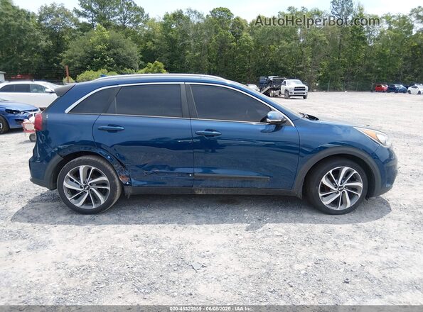 KNDCE3LC2J5174405 2018 KIA NIRO Blue Սալոնի հետևի տեսք