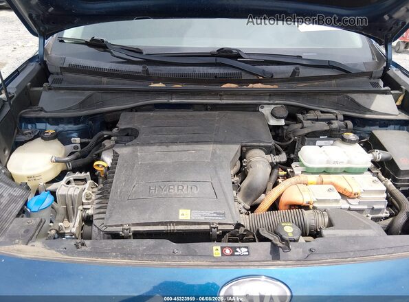 KNDCE3LC2J5174405 2018 KIA NIRO Blue Հետևի տեսք