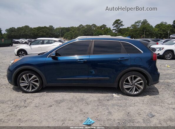 KNDCE3LC2J5174405 2018 KIA NIRO Blue Սալոնի 360 աստիճան տեսք