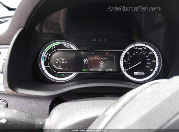 KNDCE3LC2J5174405 2018 KIA NIRO Blue Հետևի նստատեղերի տեսք
