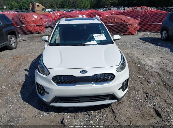KNDCE3LC3L5400017 2020 KIA NIRO White Vista del cuadro de instrumentos