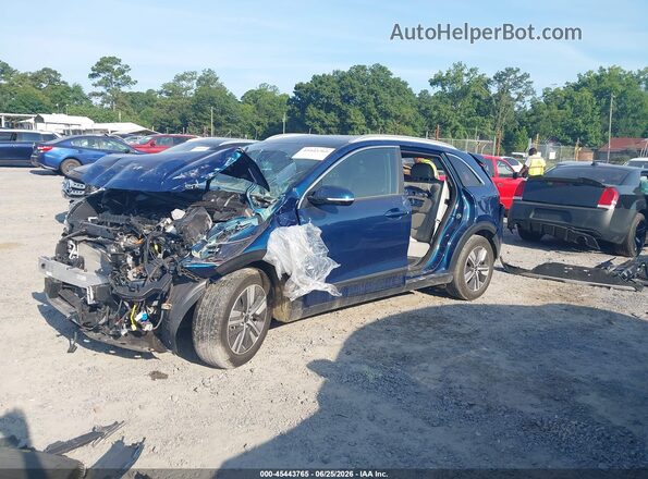 KNDCE3LC4N5510898 2022 KIA NIRO Синий Передняя левая четверть