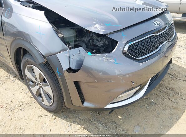 KNDCE3LC5J5108074 2018 KIA NIRO Gray Vista frontal