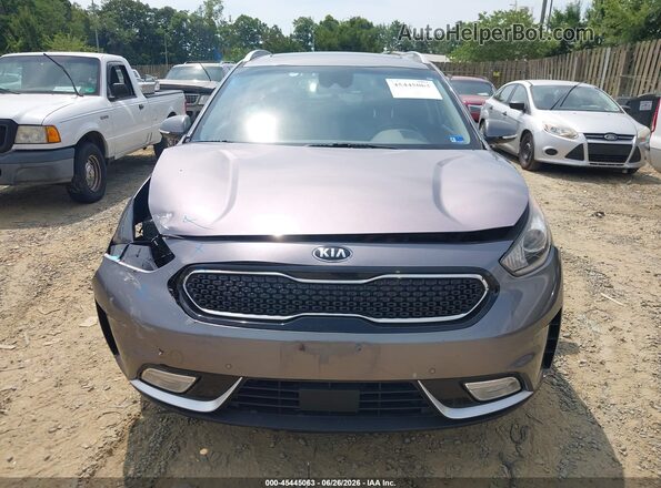KNDCE3LC5J5108074 2018 KIA NIRO Gray Vista del cuadro de instrumentos