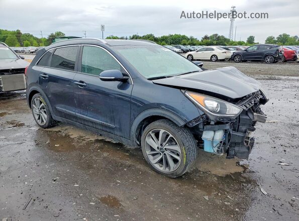 KNDCE3LCXH5049811 2017 KIA NIRO Синий Передняя правая четверть