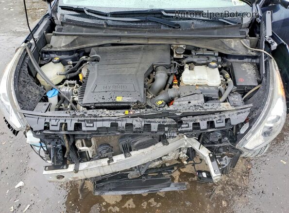 KNDCE3LCXH5049811 2017 KIA NIRO Синий Вид подкапотного пространства