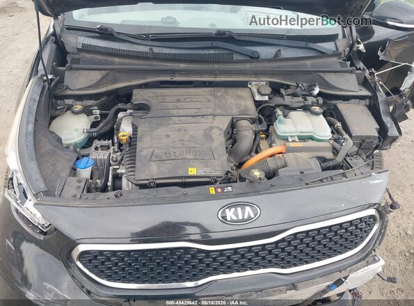 KNDCE3LCXH5059044 2017 KIA NIRO Black Հետևի տեսք