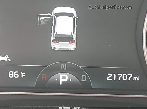 KNDCE3LG2K5020099 2019 KIA NIRO EV White 