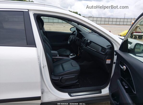KNDCE3LG2K5020099 2019 KIA NIRO EV White Սալոնի դիմացի տեսք