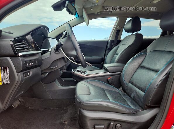 KNDCE3LG3L5080331 2020 KIA NIRO Red Vista interior delantera