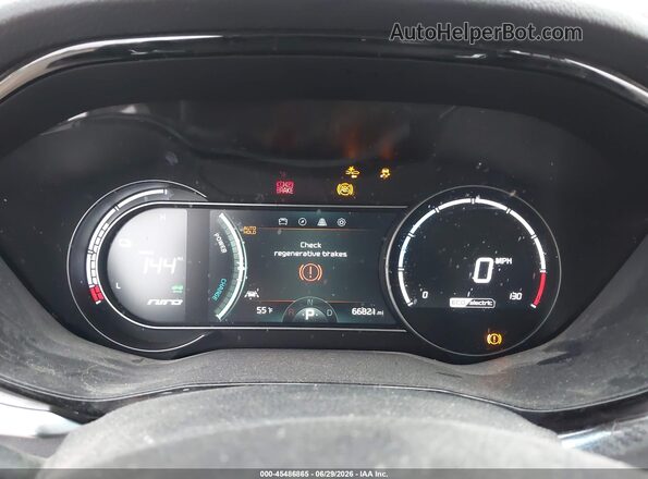 KNDCE3LG4L5047371 2020 KIA NIRO EV Серебряный Вид задних сидений