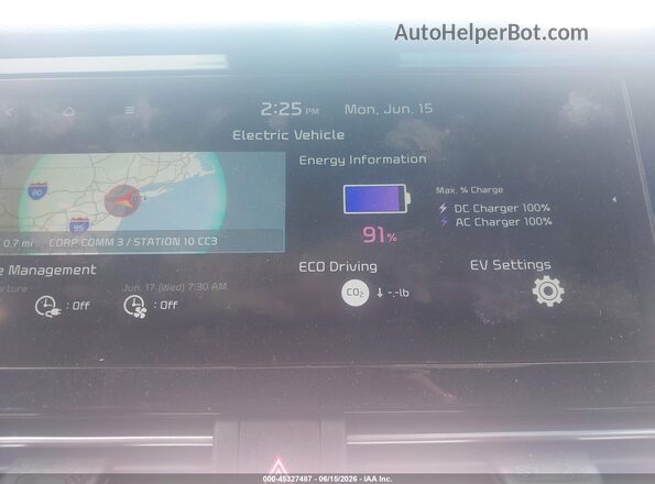KNDCE3LG7N5144485 2022 KIA NIRO EV Black 